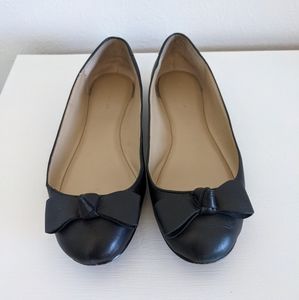 Ann Taylor Black Flats Size 7